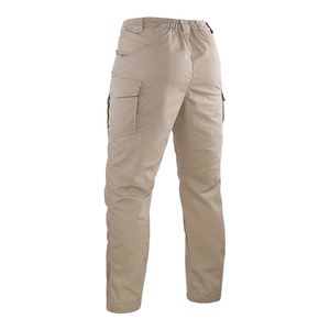Pantalon de travail personnalisé pour homme, robuste et de sécurité, avec inserts réfléchissants, style cargo, genoux renforcés, en toile extensible - Product Image 6
