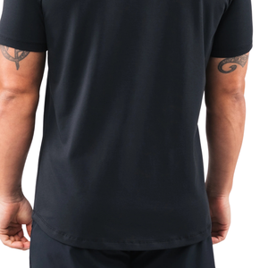 T-shirt Force Core pour homme, noir, manches courtes, vêtements de sport tendance, coton de qualité supérieure, t-shirt de gym confortable et élégant, vente en gros - Product Image 6