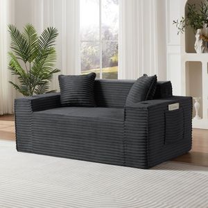 Divano Moderno a 2 Posti Senza Struttura per Spazi Compatti, Facile da Usare e Senza Necessità di Montaggio, Ideale per Appartamenti e Uffici - Product Image 2