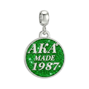 สร้อยข้อมือผู้หญิงปี 1987 ดีไซน์หรูหรา สีเขียวเงิน ประดับด้วยมุกเทียม งานฝีมือคุณภาพสูง แรงบันดาลใจจากเครื่องประดับสมาคมนักศึกษาหญิง - Product Image 2