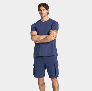 New Men's <b>Shorts</b> Summer Quick-drying Thin Breathable Solid Color Sports Waterproof Running Fitness Basketball Elastic Waist - Product Image 3