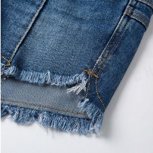 Womens High <b>Waisted</b> Customized Color Denim Shorts Y2K Print Vintage Casual Pocket Summer New <b>Elastic</b> <b>Jeans</b> Premium Fit - Product Image 6