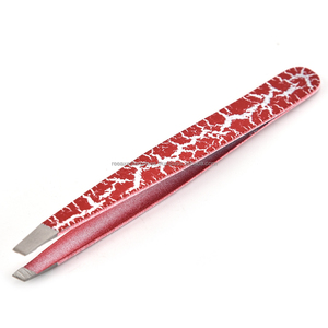 Pinzas para cejas de acero inoxidable, el mejor precio, diseño especial para clientes - Product Image 3