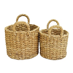 Paniers de stockage en rotin naturel écologique avec jonc de mer pour la décoration de la maison, vente en gros du Bangladesh - Product Image 4