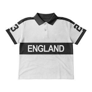 Camiseta polo de lujo de 220 GSM, transpirable, de algodón y poliéster piqué, con paneles verdes y grises a rayas, con logotipo personalizado impreso en parche, para hombre. - Product Image 4