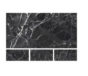 Carreaux de porcelaine européens antidérapants, résistants aux acides et antibactériens, à haute brillance, 600x1200, noirs, pour projets de construction, maisons, appartements, faciles à poser - Product Image 3