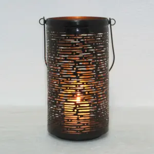 캔들 홀더 용 유리로 만든 수제 모로코 랜턴 탁상 인도 공급 업체 및 정원 장식용 Tealight