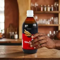 Vitaminas Líquidas Orales para Adultos, Bebida de Malta Sin Alcohol, 500 ml, Sin Lácteos, Vegana, Sin Gluten, Estimulante de Energía, No Apto para Recién Nacidos