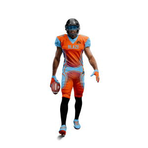 เสื้อเจอร์ซีย์เย็บตะเข็บ2025สำหรับเยาวชนผู้ใหญ่ชุดอเมริกันฟุตบอลแบบเต็มตัวพิมพ์ลายทแยง - Product Image 1