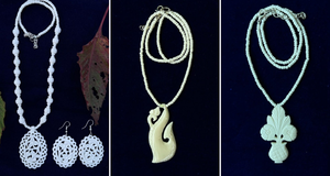 Sautoirs en cuivre sur mesure avec thèmes africains Perles de quartz Pièces de bijoux d'anniversaire - Product Image 5