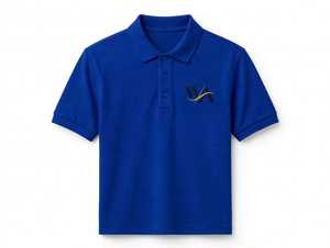 Chemise de golf pour homme, noire, à manches courtes, en tricot uni, respirante, avec logo brodé, boutonnée - Product Image 2