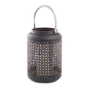 Trendy Iron <b>Lantern</b> With Geometric Cutouts Durable Home Decoration Candle Holder Handmade Candle <b>Lanterns</b> On Sale - Product Image 5