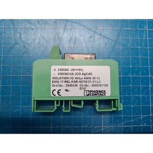 ฟินิกซ์ติดต่อ17-REL EMG/KSR-W230/21-21-LC โมดูลรีเลย์2CO 230VAC ใช้เป็นชิ้นส่วนอุปกรณ์เซมิคอนดักเตอร์แบบดั้งเดิม - Product Image 2