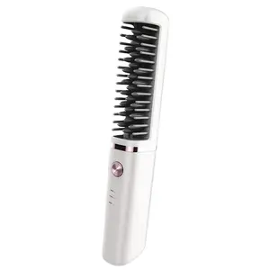 Professional Hair Straightener Hot Rechargeable Heat Hair Straightener Straightener Ceramic Electric Heated Hair Brush