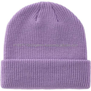 Gorros de punto de invierno personalizados de alta calidad, gorras de Cachemira al por mayor con logotipo de diseñador para hombres y mujeres, ropa deportiva informal de otoño - Product Image 1