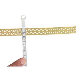 ขอบลูกไม้ผ้าฝ้ายตัดเย็บอย่างมีสไตล์เหมาะสำหรับเสื้อคลุมขอบดูเพ็ทต้าและชุดดีไซน์เนอร์ - Product Image 4