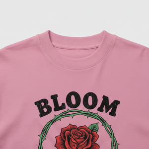 Camiseta Oversize Rosa de 280GSM para Hombre, Estilo Urbano, Hombros Caídos, Ajuste Holgado, Algodón, Servicio OEM de Logotipo Personalizado, Transpirable - Product Image 5