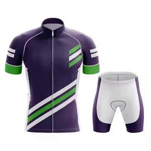 Ensemble maillot et short de cyclisme personnalisé OEM tendance, respirant, pour homme, vêtements de vélo de route, séchage rapide, rembourré, uniforme d'équipe - Product Image 1