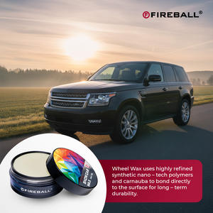 Cera para Ruedas FIREBALL (Show Car) 150ml, Alto Brillo, Revestimiento Protector para Ruedas de Aleación/Cromo, Mejora la Profundidad del Brillo, Premium - Product Image 2