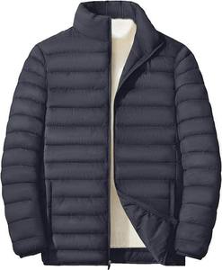 Chaquetas de Invierno para Hombre, Tejidas a Mano, de Alta Calidad, Talla Grande, Transpirables, Resistentes al Viento, Forradas de Lana - Product Image 1