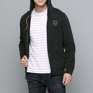 Fabricante directo Proveedor Alta calidad 100% Algodón Fleece Cremallera Sudadera con capucha Logotipo personalizado Bordado Puff Impresión Temporada de invierno - Product Image 3