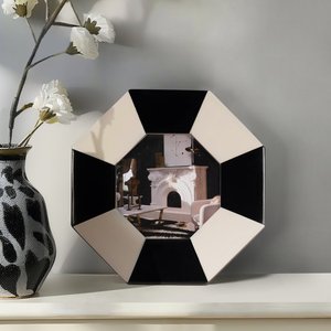 Handcrafted Hexagon shape <b>white</b> Bone and Resin Inlay Picture <b>Frame</b> Premium Home Decor Photo <b>Frame</b> for Luxury Interior Projects - Product Image 5