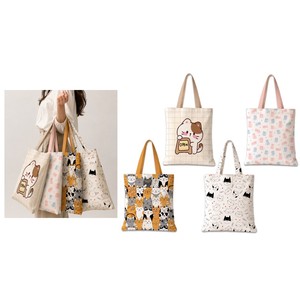 Reusable Cotton <b>Tote</b> <b>Bag</b> for Shopping, Beach, Travel & Work Durable Shoulder <b>Bag</b> with Long Straps - Product Image 3