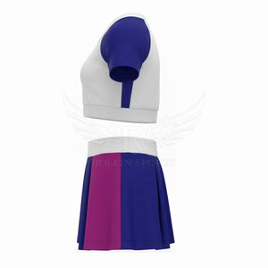 Uniforme de Porristas Transpirable de Poliéster para Adultos, Diseño de Última Moda, Precio al por Mayor - Product Image 5