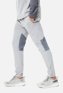 Men's Gray Polyester Tracksuit Set Full <b>Zip</b> <b>Hooded</b> Sporty Windbreaker Jacket and Pants with Side Pockets Quick Dry Design - Product Image 4