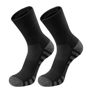 Athletic Crew <b>Socks</b> Gray Cotton Polyester Spandex Breathable Running Sports <b>Socks</b> for Adults Summer Use - Product Image 2