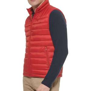 เสื้อกั๊กพัฟเฟอร์ผู้ชายพิมพ์โลโก้ตามสั่ง คุณภาพสูง แขนกุด สไตล์ลำลอง บริการ OEM - Product Image 2