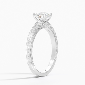 แหวน BOJ รุ่น 0129 ทรงกลม เงินแท้ 925 ประดับเพชรทรงกลมแบบ Solitaire น้ำหนัก 2 กะรัต สี D ความสะอาด VVS1 เพชรโมอิสซาไนต์ รับรองโดย GRA - Product Image 3