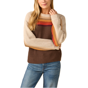 Suéter de Punto para Mujer, Cuello Redondo, 100% Algodón, Alta Calidad, Diseño a Rayas, Casual de Invierno, Disponible OEM, Antiencogimiento, Transpirable - Product Image 1