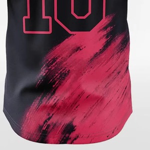 Vêtements de sport pour hommes, maillot de baseball 100% polyester, manches courtes, respirant, logo sur le devant, prix bas, sublimation, maillots de baseball sportifs - Product Image 6