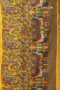 Sari de seda pesada de moda con bordado completo de hilo, lentejuelas y perlas, incluye blusa con bordado completo y blusa de diseñador - Product Image 5