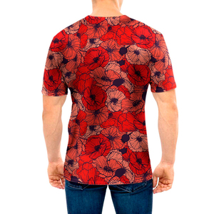 Camiseta Deportiva de Manga Corta para Hombre, Cuello Redondo, Color Azul Marino, Corte Regular, 100% Algodón Tejido Transpirable, 320g - Product Image 6