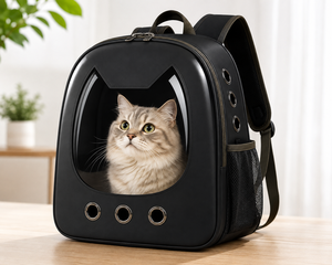 <b>Cat</b> View <b>Backpack</b> OEM ODM Custom Logo Transparent Breathable Pet Carrier <b>Backpack</b> Direct Manufacturer - Product Image 1