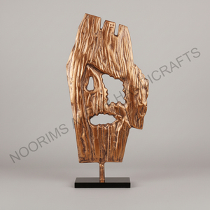 Escultura Abstracta de Madera Hecha a Mano, Arte Rústico Tallado, Decoración para Mesa de Sala de Estar - Product Image 2