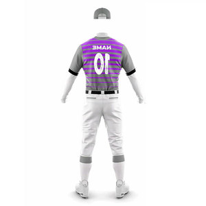 Customized Outdoor Training Gear Digital Printed Matching Set Sublimation Baseball & Softball Uniform Sets For Adults Wear - Product Image 3