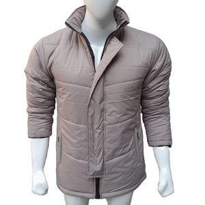 Chaqueta acolchada y acolchada con logotipo de marca personalizado OEM, chaqueta acolchada a prueba de viento con cremallera al por mayor, chaqueta acolchada para hombre con capucha desmontable - Product Image 3