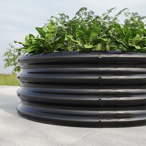 Fioriera Rialzata in Metallo da Esterno 81,5 cm x 29 cm per Orto, Giardino, Patio e Costruzioni da Giardino - Product Image 6