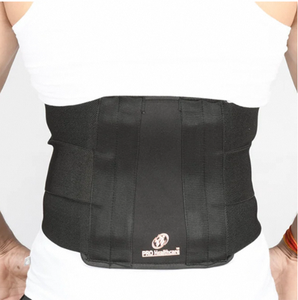 Cotton and <b>Elastic</b> Contoured LS Support <b>Belt</b> Waist Brace for Back Pain Relief Posture Correction Work Gym - Product Image 1