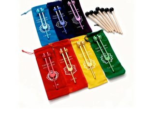 Juego de 8 Diapasones de Sanación de Chakras de Alta Calidad en Oferta con Soporte y Activador - Product Image 6