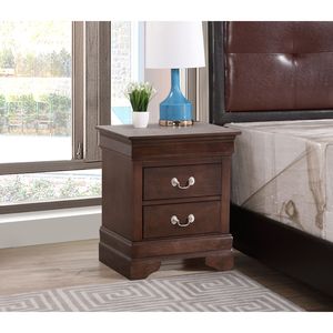 Comodino Louis Phillipe G2125 N Cappuccino - Arredamento Elegante per la Tua Camera da Letto - Product Image 1