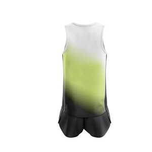 Traje de Atletismo Profesional Sublimado, 100% Poliéster, Uniforme de Verano, Transpirable, de Secado Rápido, Sin Mangas, Personalizable para Equipos - Product Image 3