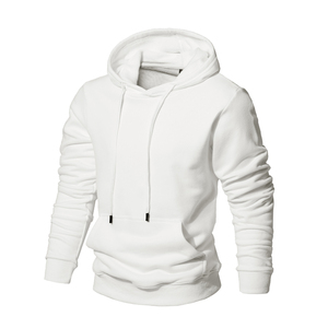Sudadera con Capucha Blanca Personalizada para Hombre, Corte Holgado, Felpa, Venta al Por Mayor, Ropa Casual Urbana, Suministro al Por Mayor B2B, EE. UU., UE, Reino Unido - Product Image 1