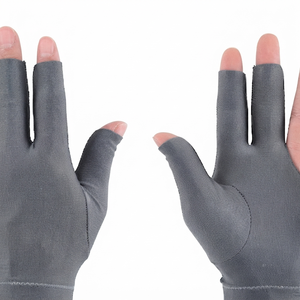 Gants de snooker à prix bas pour l'industrie du matériel de couture, confortables, ajustement flexible, tissu respirant, logo personnalisé - Product Image 4