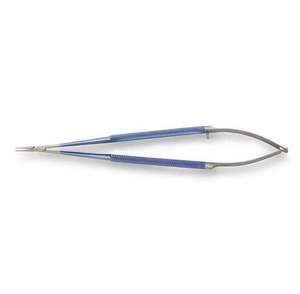 Porte-aiguille micro Castroviejo DETAIN IMPEX, manuel, en acier inoxydable, certifié CE, instrument chirurgical de classe II DI-SS-R-94, général - Product Image 2