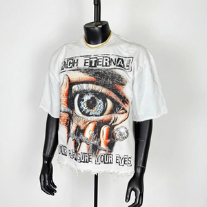 เสื้อยืดคัสตอมผู้ชาย สตรีทแวร์ลายกราฟิก ผ้าคอตตอนหนานุ่ม คุณภาพสูง ทรงวินเทจ ล้างสีแบบแอซิดวอช ทรงบ็อกซี่ ลายกราฟิก เสื้อครอป - Product Image 3