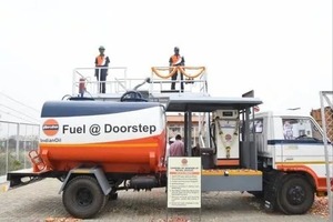 Distributeur de carburant mobile industriel Q130 en promotion pour ravitaillement sur site avec pompe à haut débit et mesure précise disponible à la vente - Product Image 4